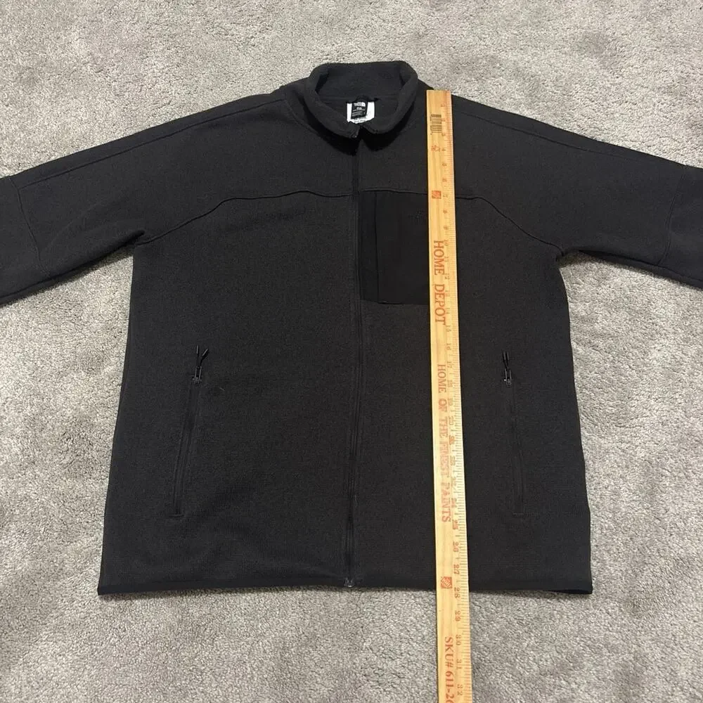 The North Face Men's Glacier Full-Zip Fleece Jacket Black Size Large
